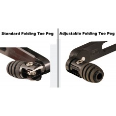 WOODCRAFT Folding Toe Pegs for Woodcrat Rearsets